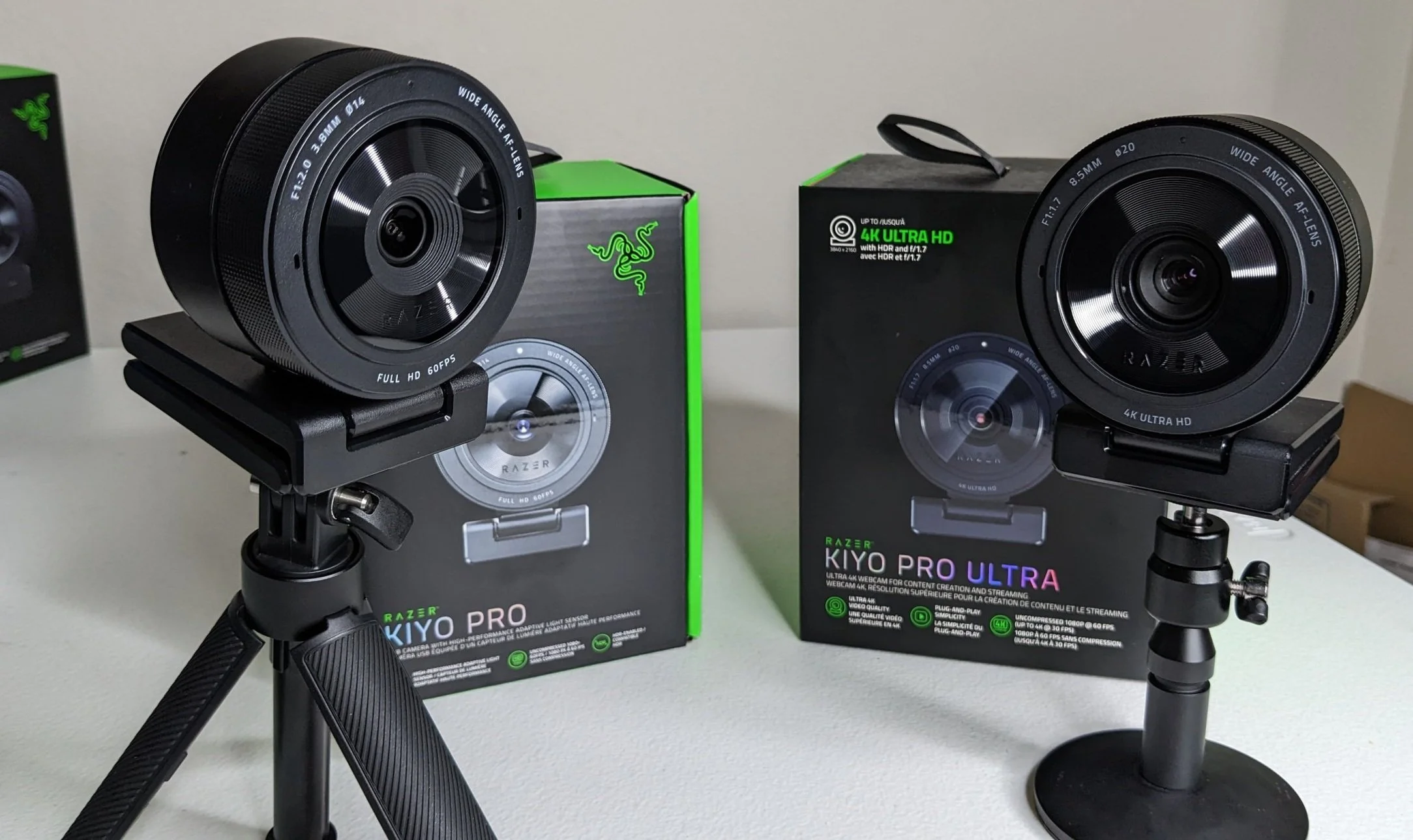 Razer Kiyo Pro Ultra 4Kウェブカメラ Razer Kiyo Pro Ultra 4K Webcam - Exceptional Image Quality